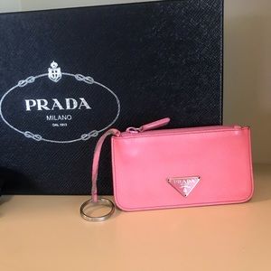 key holder wallet prada